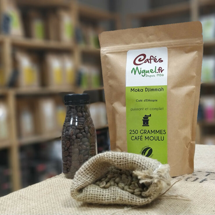 Café moulu - Moka Djimmah d'Ethiopie - 250g