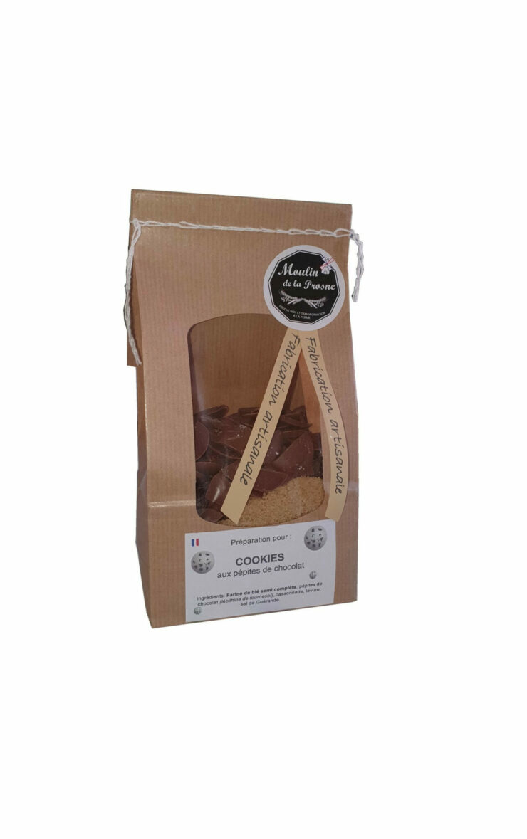 Kit pour Cookies Chocolat Noir et Lait - 330g