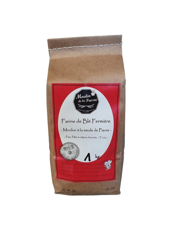 5 Kg - Farine de blé artisanale et locale - T150