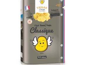 1 carton de 12 paquets de Thaas Chips Classique 120 gr - Nature
