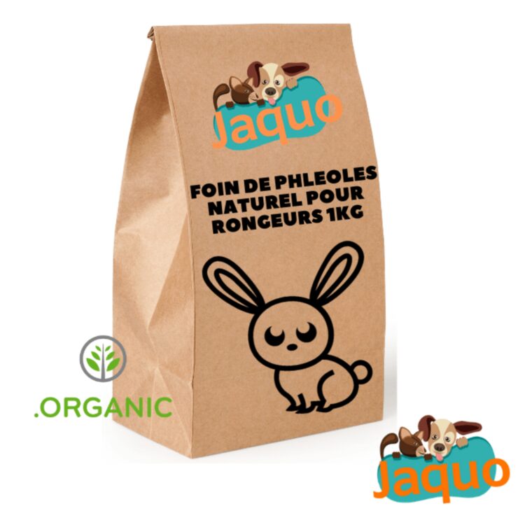 Foin de Phléoles pour lapins hamsters cochons d'Inde octodon chinchillas 1kg