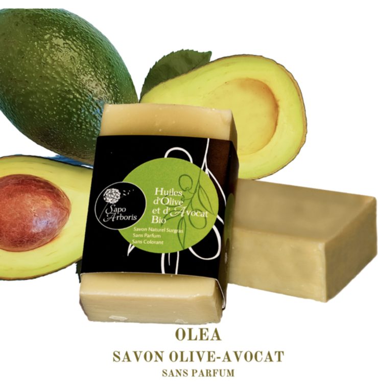 SAVON-SOIN ARTISANAL Olive & Avocat sans parfum
