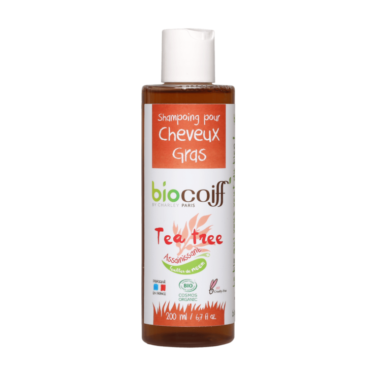 Shampooing bio tea tree cuir chevelu gras