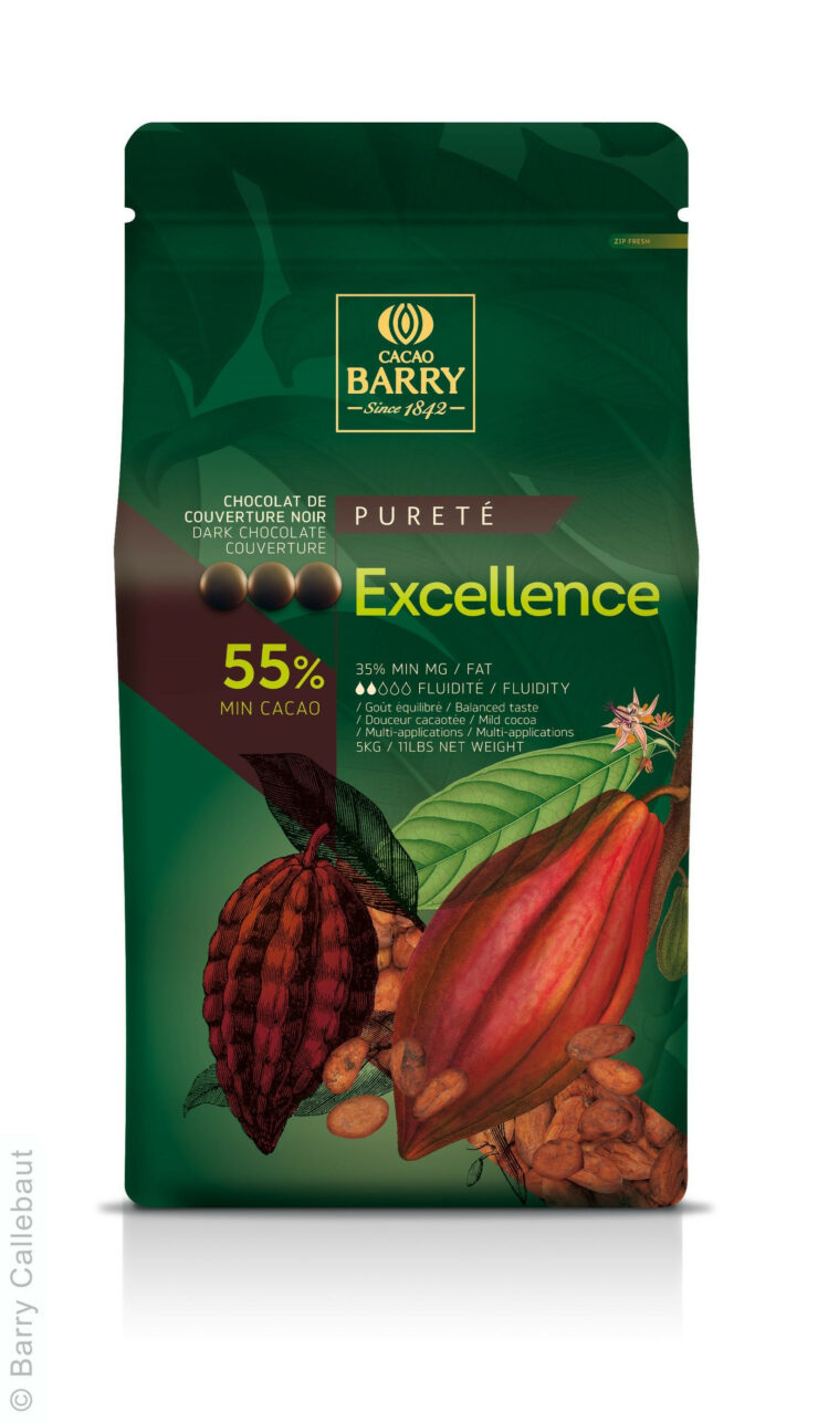Chocolat de couverture Excellence Barry 520 grammes