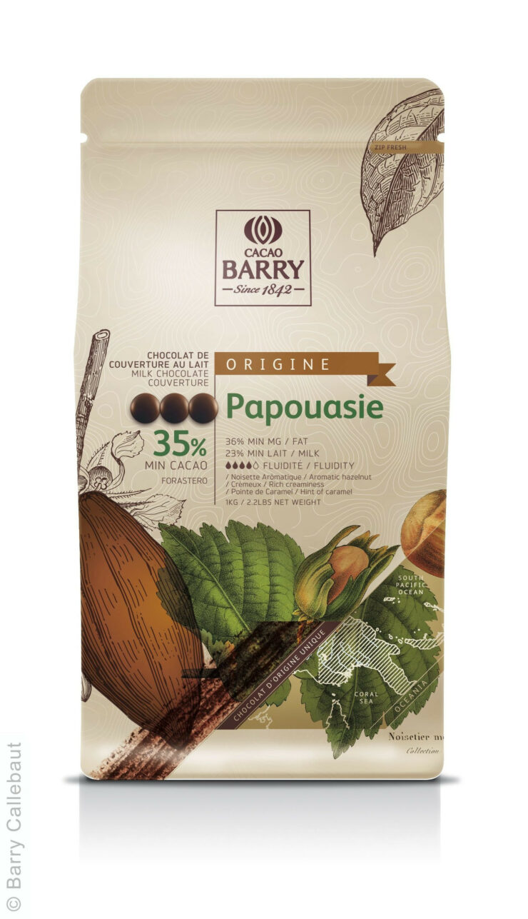 Chocolat de couverture Papouasie 35 % Barry