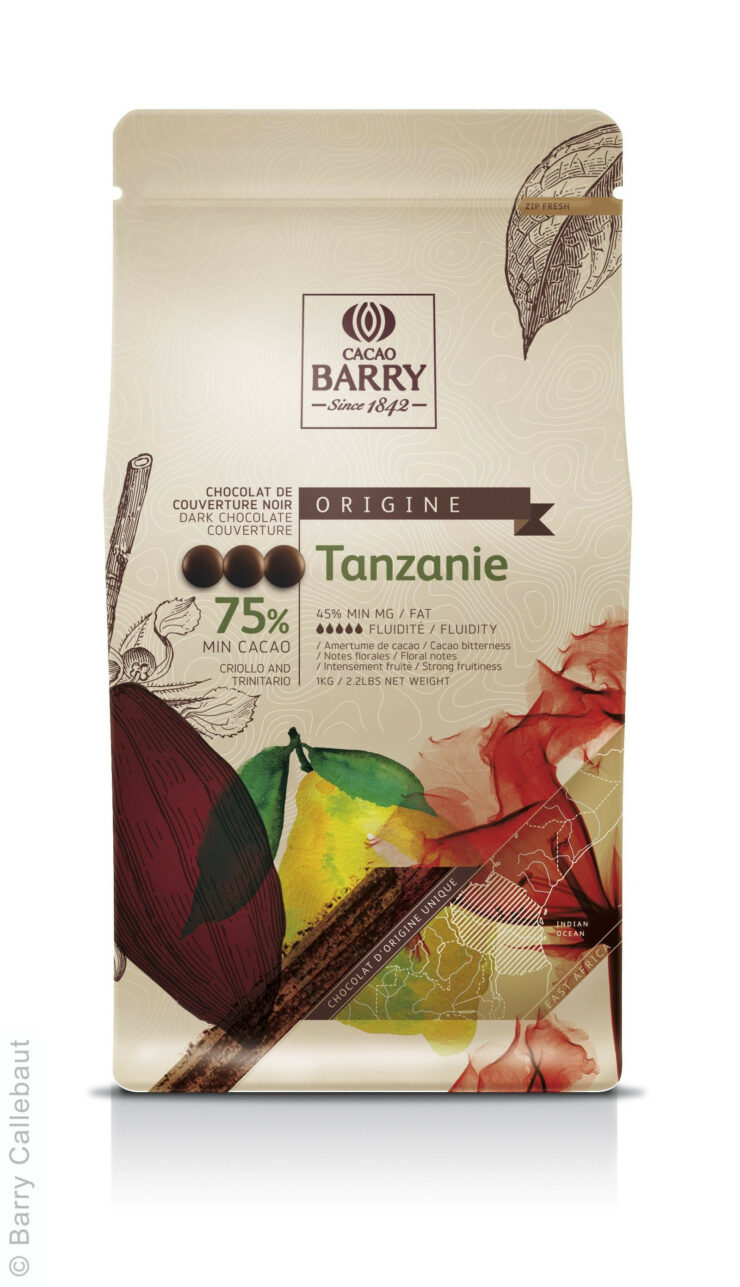Chocolat de couverture Tanzanie 75 % Barry