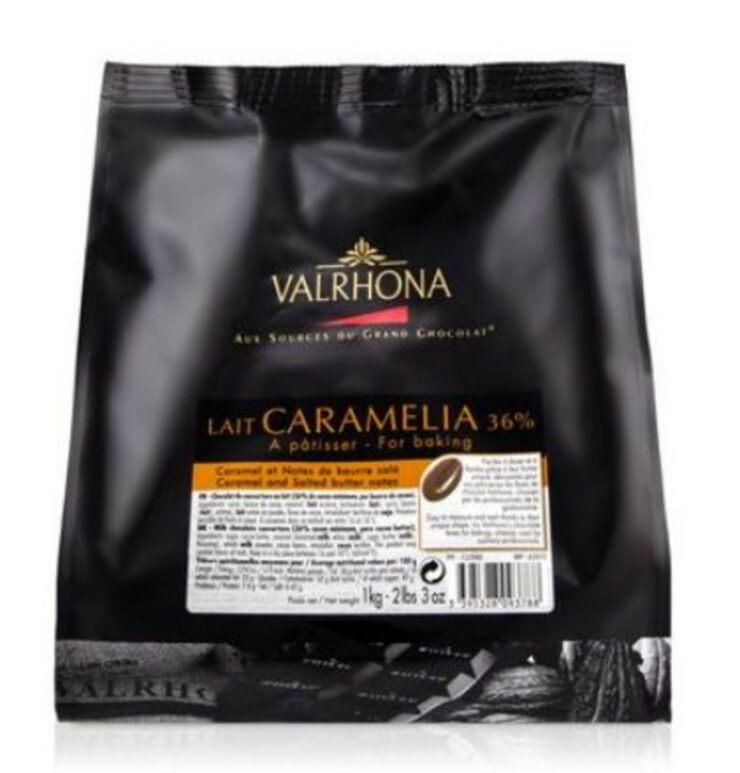 Chocolat de couverture Caramelia 36 % Valrhona