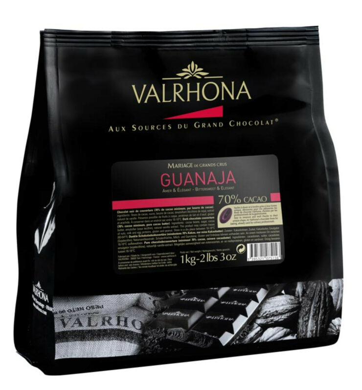 Chocolat de couverture Guanaja 70 % Valrhona