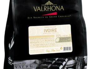 Chocolat blanc de couverture ivoire Valrhona