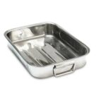 Plat rectangulaire inox 40 cm x 28 cm