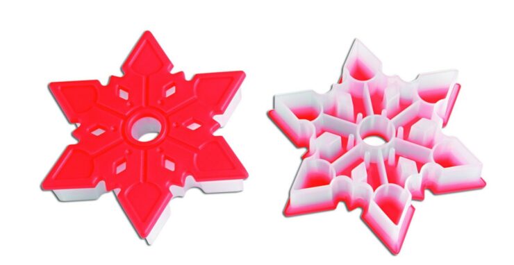 Découpoir plastique flocon