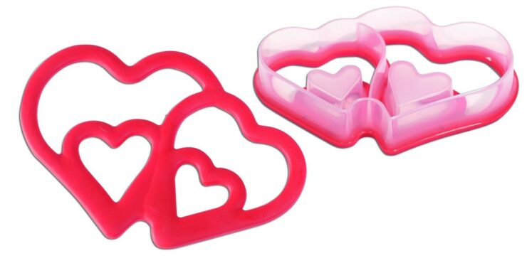 Découpoir plastique coeur