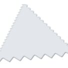 Peigne décor triangle