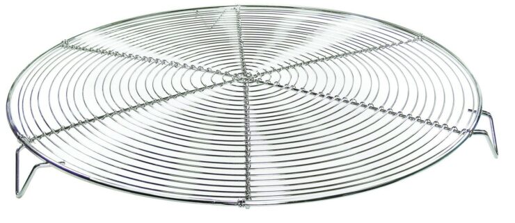 Grille ronde avec pieds de 28 cm