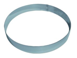 Cercle mousse inox de 32 cm