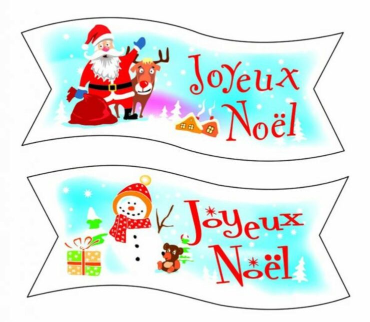 Mini banderole Joyeux Noël P/50