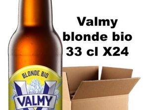 Carton 24 bouteilles bière Valmy blonde 5.5° bio 33 cl