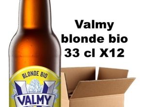 Carton 12 bouteilles bière Valmy blonde 5.5° bio 33 cl