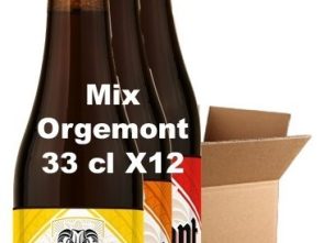 Carton 12 bouteilles mix bières Orgemont bio 33 cl