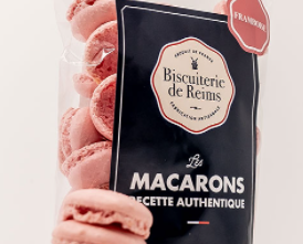 Macaron à la Framboise - Sachet de 100gr