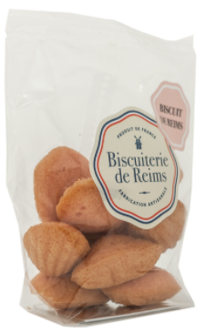 Mini Madeleine Rémoise au biscuit de Reims – sachet de 50gr