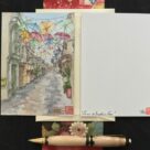 Carte postale imprimée, « rue de Laon »