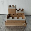 Organiseur de bureau "Château" en carton