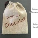 Sac à pain ou viennoiserie Naturel