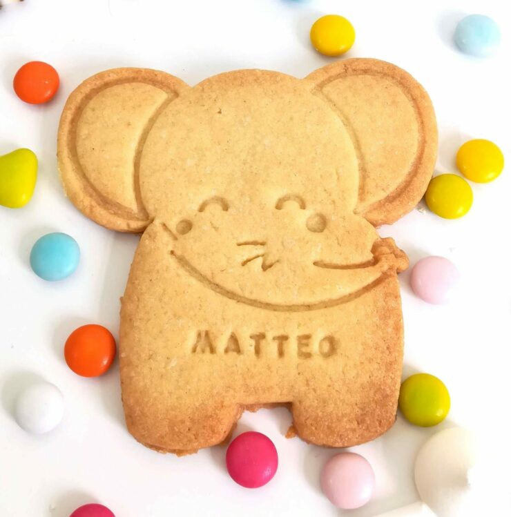 10 Biscuits Sablés personnalisés "élaphant"