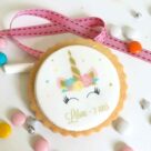 1 Biscuit Sablé personnalisé "licorne"