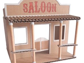 Saloon en carton