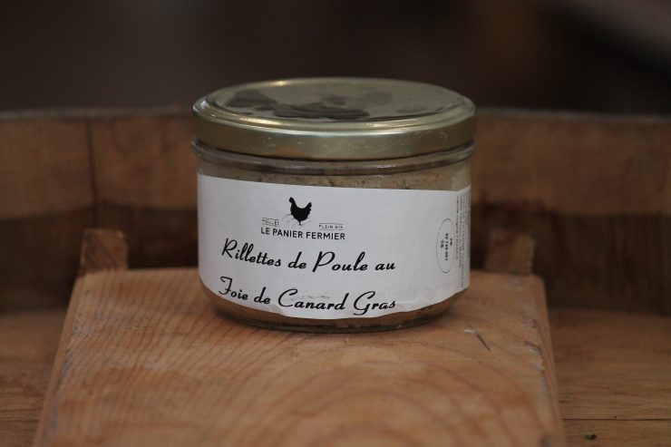 Rillettes de Poule au foie gras de canard