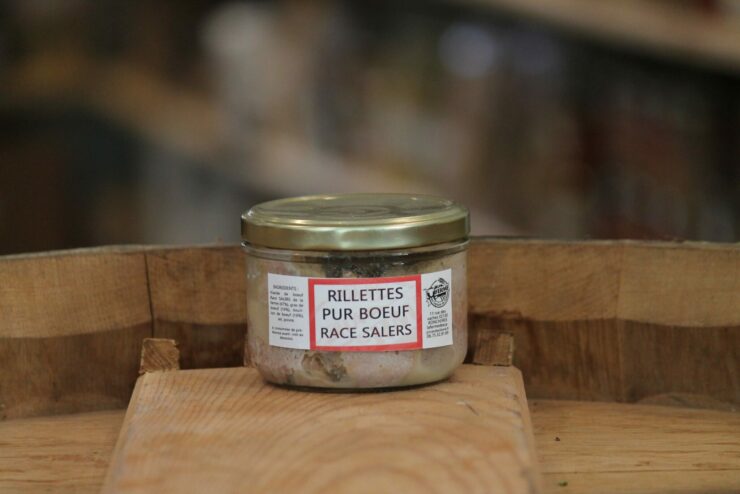 Rillettes pur boeuf race salers