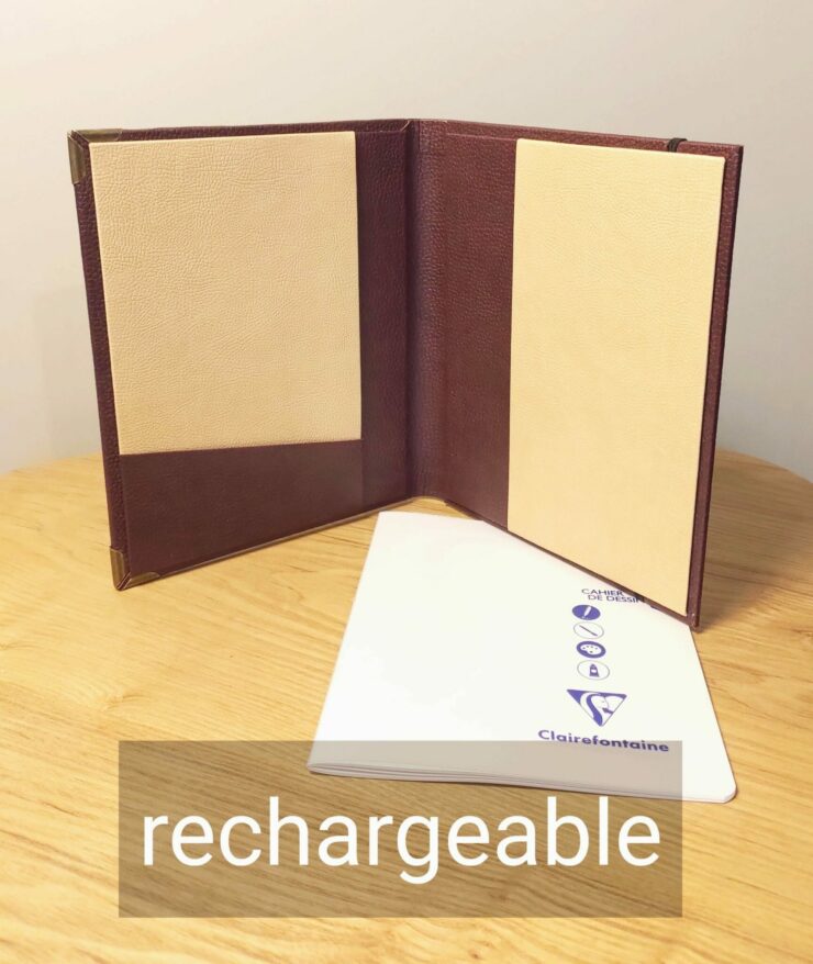 Carnet répertoire Design rechargeable 1