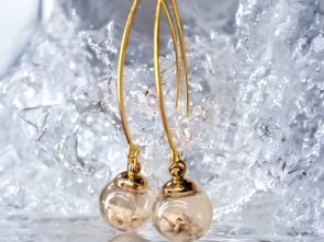 Boucles "bulle" coquillages champenois